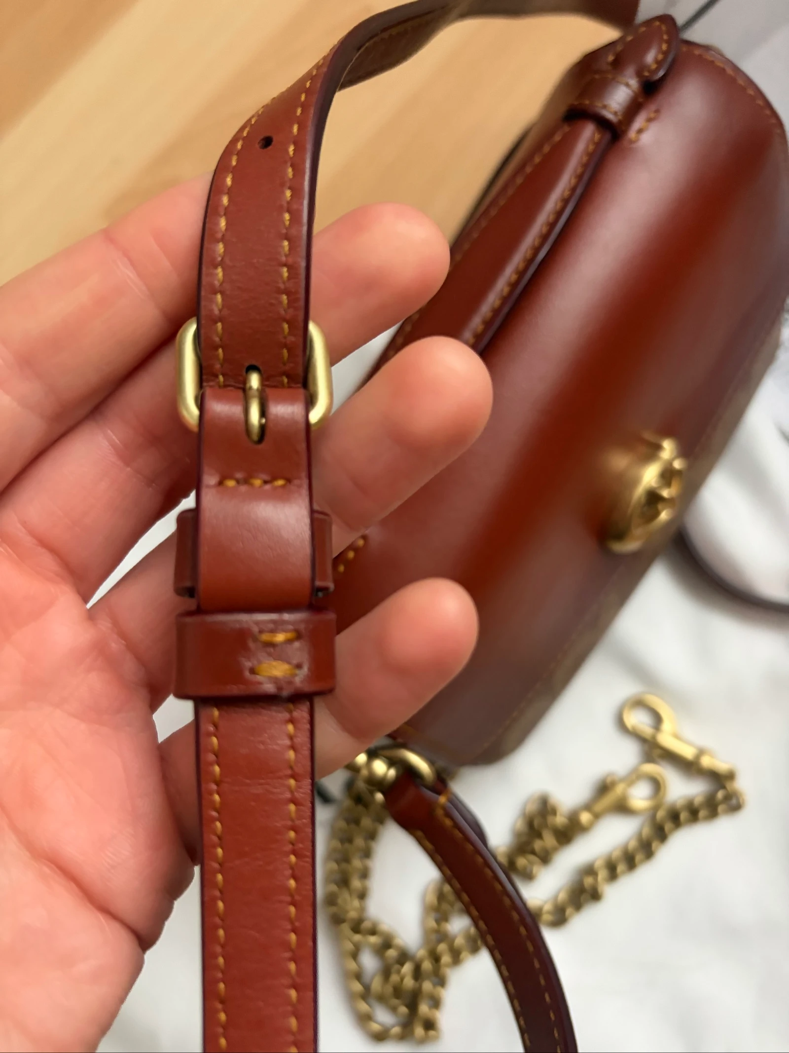 Bolsa de ombro coach Cassie 17 Signature – photo 14